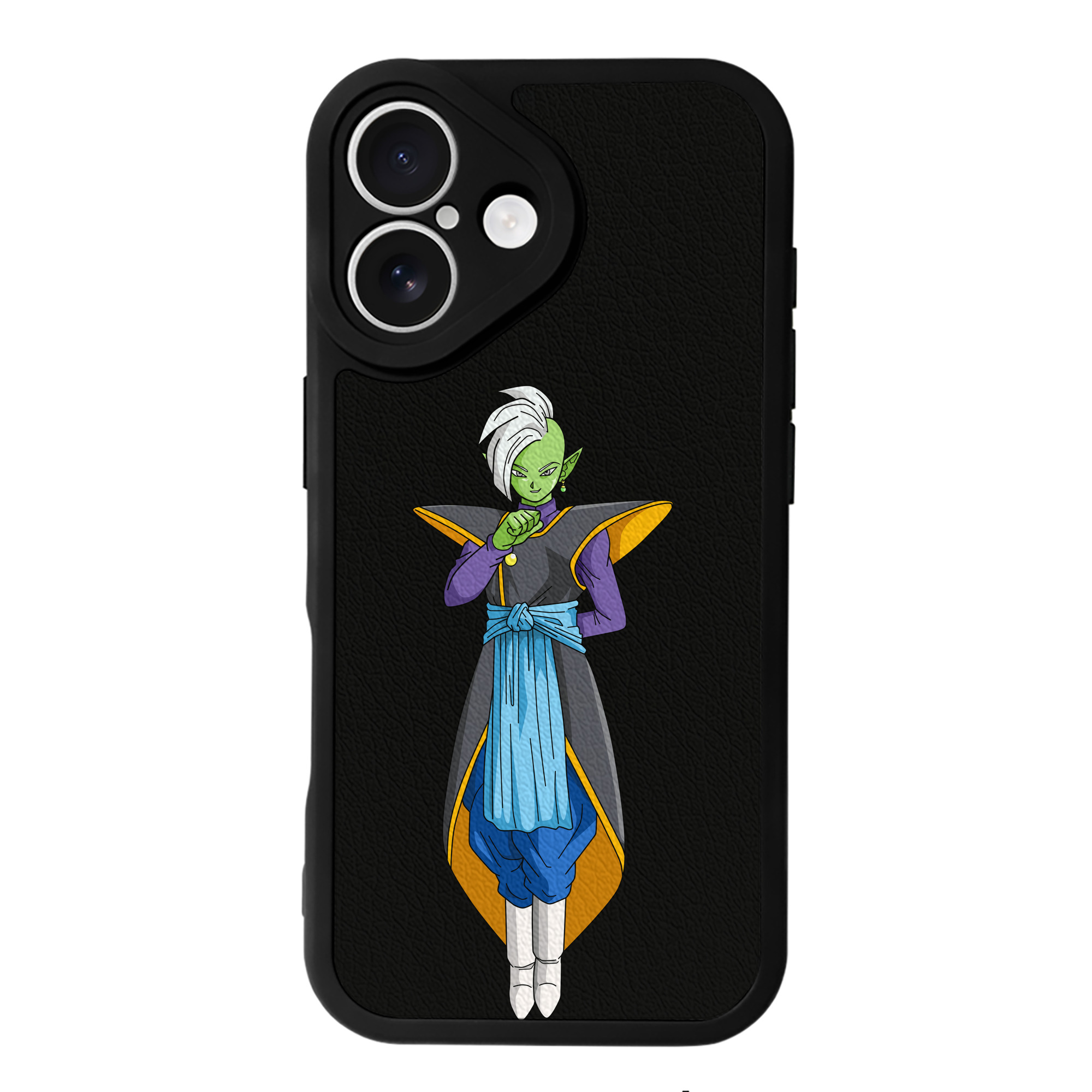 （画像用） ドラゴンボール DRAGON BALL 【iPhone 16シリーズ対応】シリコンスマホケース（レザー調） 材質：シリコン